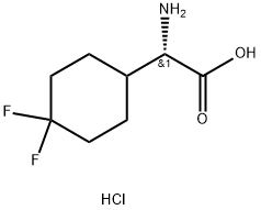 Acido (2S)-2-ammino-2-(4,4-difluorocicloesil)acetico cloridrato