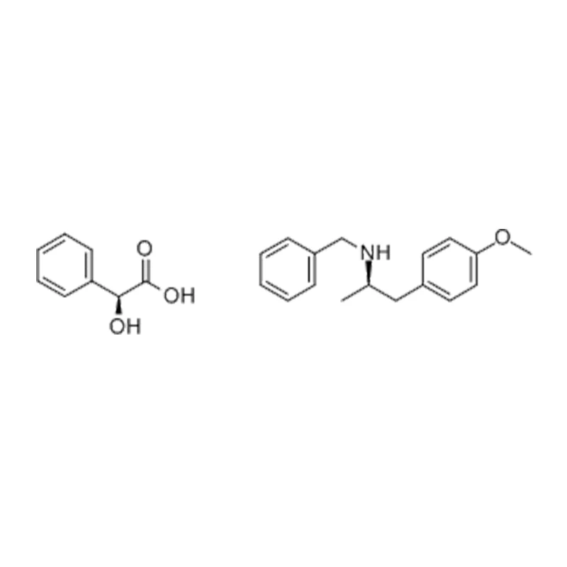 ACIDO (2S)-IDROSSI(FENIL)ACETICO (2R)-N-BENZIL-1-(4-METOSSIFENIL)PROPAN-2-AMINA (1:1) (SALE)