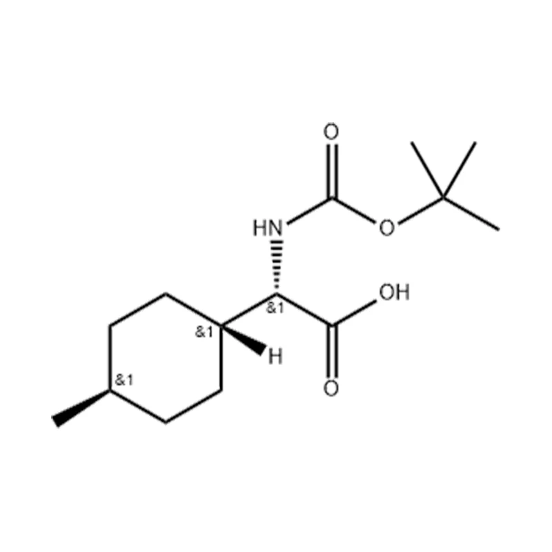 Acido (S)-2-((terz-butossicarbonil)ammino)-2-(trans-4-metilcicloesil)acetico