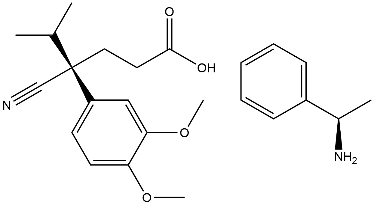 Sale di fenetilammina dell'acido (S)-(-)-verapamilico