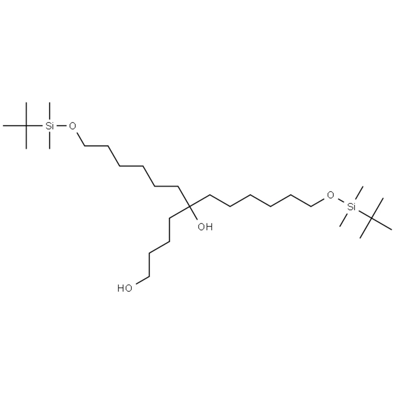 1-(pentan-5-olo)-2-idrossil-3,4-bis(TBDMS-esano)