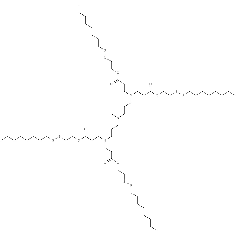 Acido 16-Ossa-19,20-ditia-4,8,12-triazaottacosanoico, 8-metil-4,12-bis[3-[2-(ottilditio)etossi]-3-ossopropil]-15-osso-, 2-(ottilditio)etil estere
