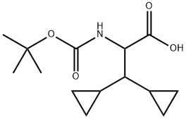 Acido 2-((terz-butossicarbonil)ammino)-3,3-diciclopropilpropanoico
