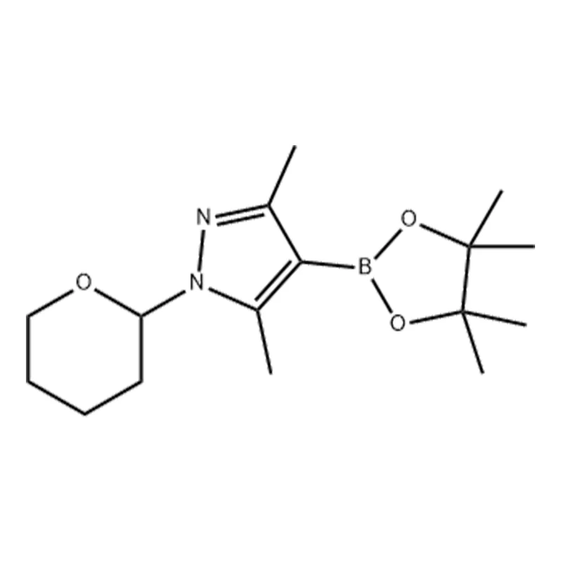 3,5-Dimetil-1-(tetraidro-2H-piran-2-il)-4-(4,4,5,5-tetrametil-1,3,2-diossaborolan-2-il)-1H-pirazolo