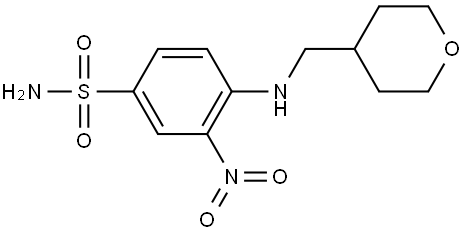 3-nitro-4-(((tetraidro-2H-piran-4-il)metil)ammino)-benzensolfonammide