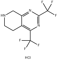 5,6,7,8-tetraidro-2,4-bis(trifluorometil)-pirido[3,4-d]pirimidina cloridrato