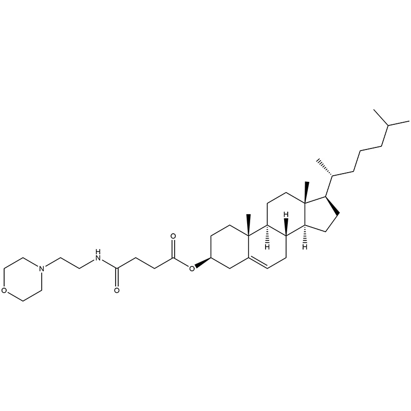 Colest-5-en-3-olo (3β)-, 3-[4-[[2-(4-morfolinil)etil]ammino]-4-ossobutanoato]