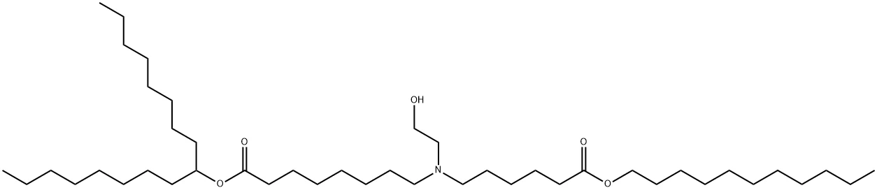 Octanoic acid, 8-[(2-hydroxyethyl)[6-oxo-6-(undecyloxy)hexyl]amino]-, 1-octylnonyl ester